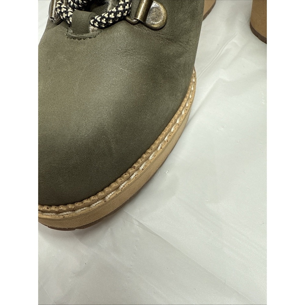 TOMS Melrose Womens Green Olive, Leather, Ankle Boots Size 7.5 - Picture 13 of 16